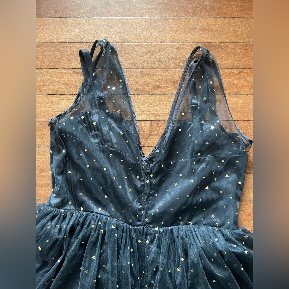 Hell Bunny retro Infinity 1950's black dress - Picture 4 of 9